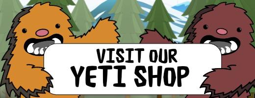Yeti Shop Sign